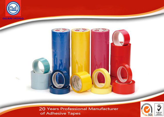 Paper Core Colorful BOPP Packaging Tape , Colored Sealing Adhesive Tape supplier