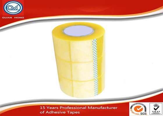 BOPP Acrylic 2 &quot; Strong Stickness Carton Sealing Tape Yellowish Transparent supplier