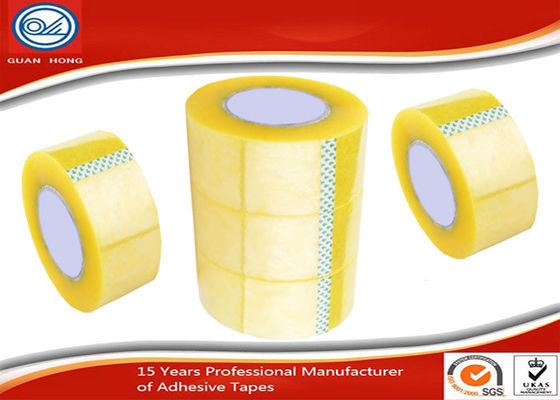 BOPP Acrylic 2 " Strong Stickness Carton Sealing Tape Yellowish Transparent supplier