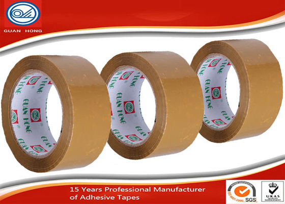 Industry Colored Packing Tape , Acrylic Self Adhesive Tan Packaging Tape supplier