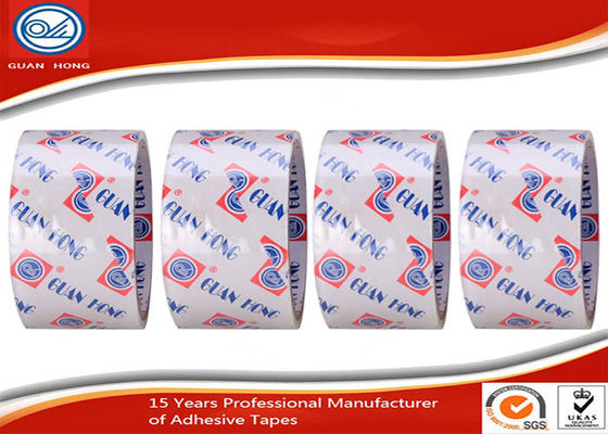 Customized Transparent Crystal Clear Tape / BOPP Adhesive Packing Tape supplier