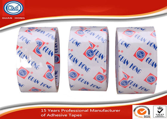 Customized Transparent Crystal Clear Tape / BOPP Adhesive Packing Tape supplier