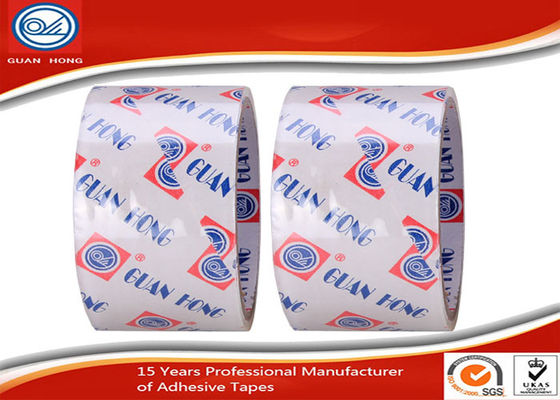 Customized Transparent Crystal Clear Tape / BOPP Adhesive Packing Tape supplier