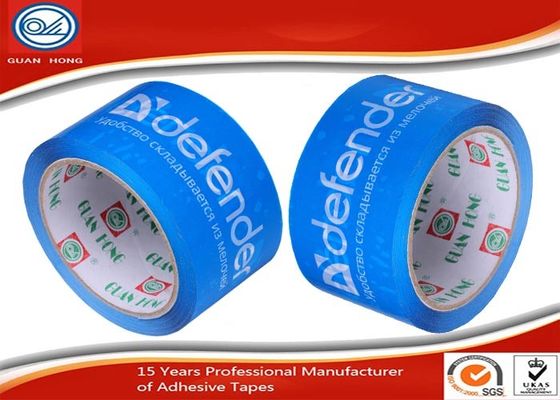 Blue Background Paper Core Printed Packing Tape 48mm x 100m x 40mic supplier