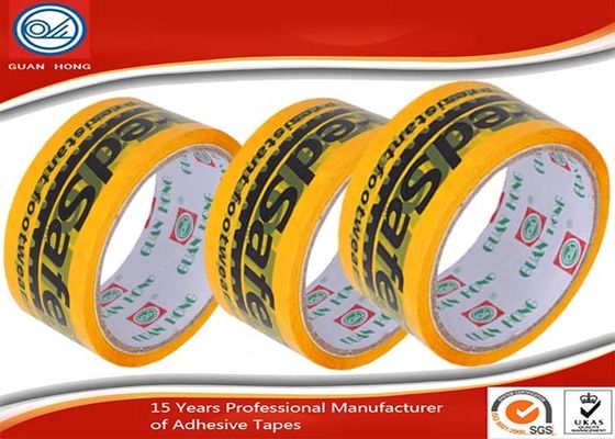 Custom English Logo Printed Colored Adhesive Tape For Sealing and Packing supplier