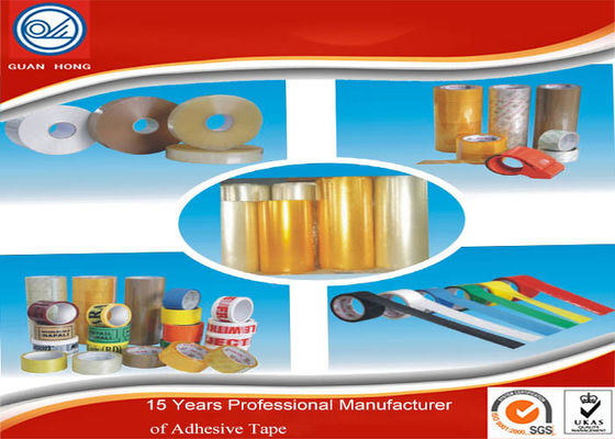 3 '' Diameter Acrylic Adhesive Clear BOPP Packaging Tape , Coloured Sticky Tape supplier