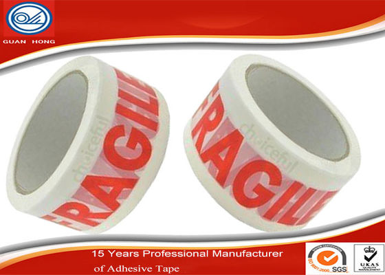 White Printed Packaging Tape / Adhesive White Caution Tape / Customized Tape supplier