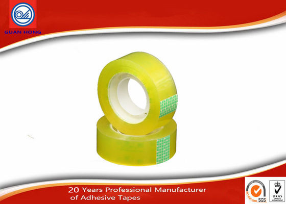 Good Adhesion Clear Sellotape ,  Office Stationery Ruban BOPP Adhesive Tape supplier