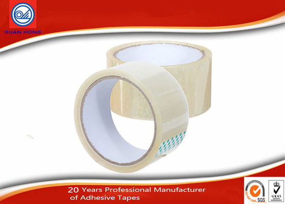 6 Rolls Per Shrink Clear BOPP Adhesive Packaging Tape 48mm Width supplier