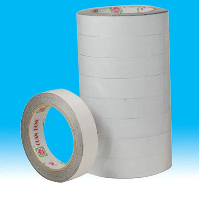 Strong Double Sided Tissue Tape Solvent Base Glue White Liner Paper supplier