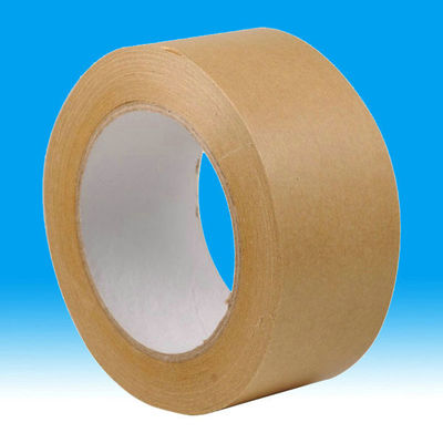 synthetic rubber Parcel packing Kraft Paper Tape , 135mic--160mic supplier