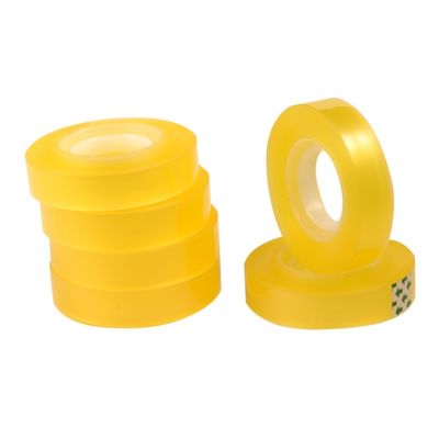 High Adhesive BOPP Stationery Tape SGS and ISO9001 certificate yellowish supplier