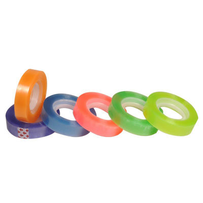 18mm High Adhesive Customized BOPP Stationery Tape With ISO And SGS supplier
