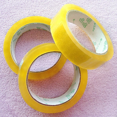 Long Lasting Clear BOPP Printed Packaging Tape Water Based Adhesive supplier