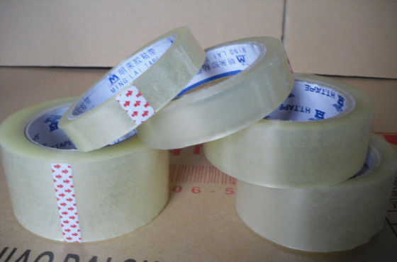 Low Noise Crystal clear BOPP Packaging Tape for Carton Sealing  74mm *100m supplier