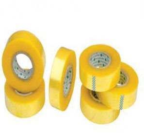 Yellowish Water Based Acrylic Adhesive BOPP Packaging Tape for Office / Workshop supplier