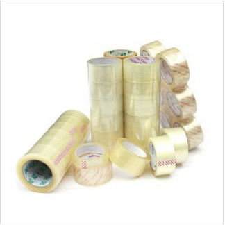 Transparent Super Clear BOPP Packaging Tape Low Noise for Office / Workshop supplier