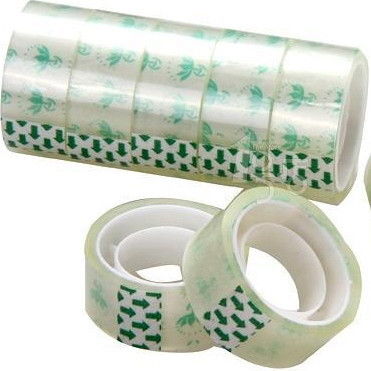 Clear Bopp Stationery Tape Non-Toxic Self Adhesive  For Office / Workshop SGS ROHS supplier