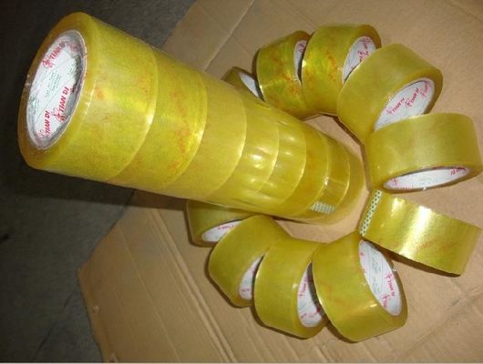 Single Sided Adhesive Side And No Printing Design Bopp Packing Tape supplier