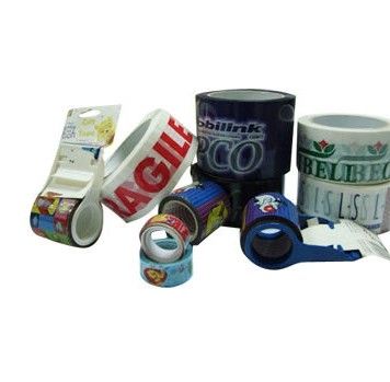 3 Inches Long lasting Printed Packaging Tape Low Noise Strong Adhesive supplier