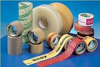 Strong Adhesive Printed Packaging Tape with company logo ISO&amp;SGS Certificated supplier