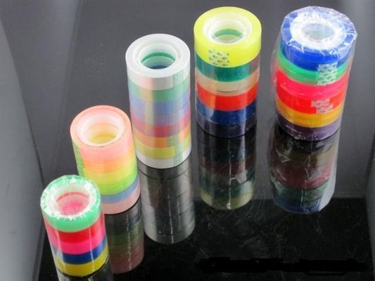 Easy Tear BOPP Adhesive Tape For School Use Crystal Clear Tape supplier