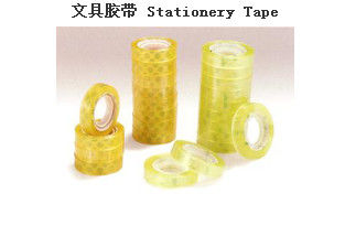 Easy Tear BOPP Adhesive Tape For School Use Crystal Clear Tape supplier