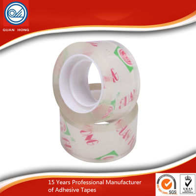 Long Lasting BOPP Stationery Tape , 12mm Coloured Packaging Tape supplier